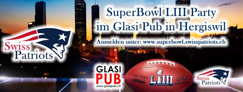 SuperBowl LIII Party im Glasi Pub